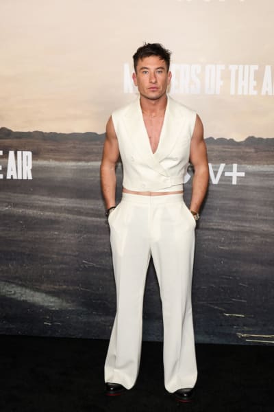 barry keoghan at the masters of the air premiere